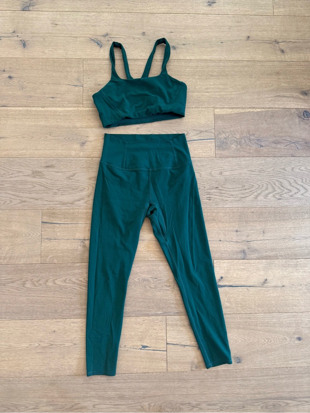 FP Movement by Free People Emerald High-Rise Leggings & Bra Set